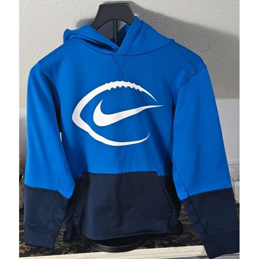 Nike Blue Youth Size Large Hoodie